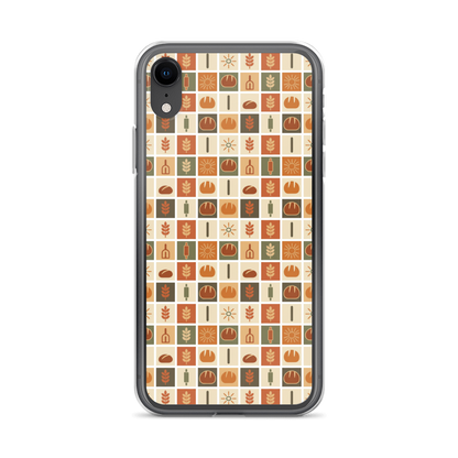 Retro Bread Stamp Clear Case for iPhone® iPhone XR Bags & Accessories > Phone Cases ZomaModa