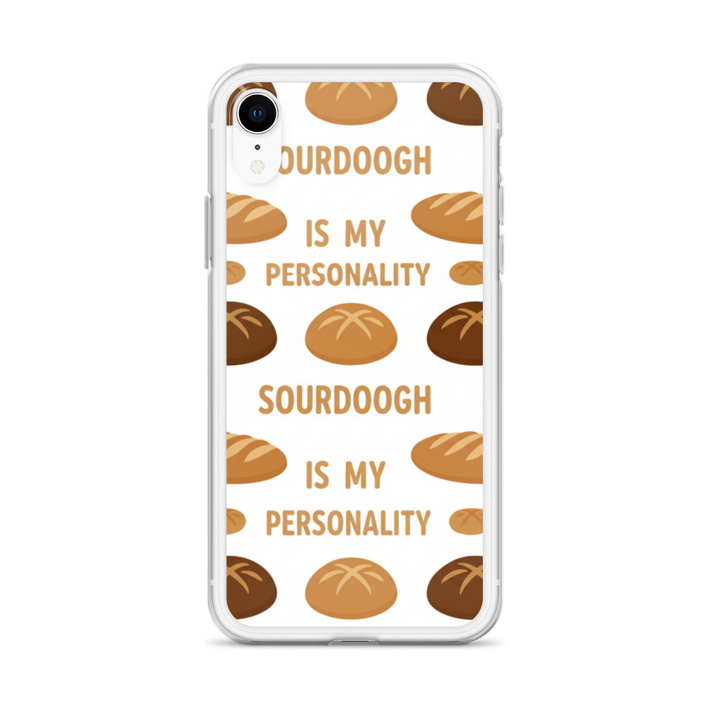 Sourdough Is My Personality Clear Case for iPhone® Bags & Accessories > Phone Cases ZomaModa