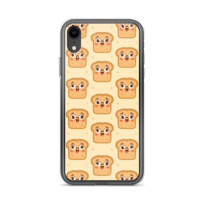 Funny Bread Faces Clear Case for iPhone® iPhone XR Bags & Accessories > Phone Cases ZomaModa