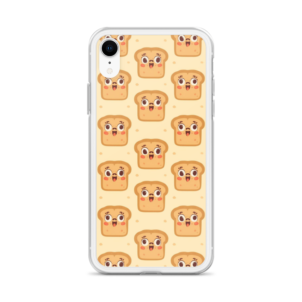 Funny Bread Faces Clear Case for iPhone® Bags & Accessories > Phone Cases ZomaModa