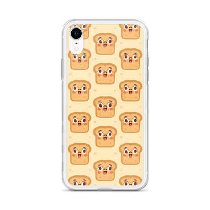Funny Bread Faces Clear Case for iPhone® Bags & Accessories > Phone Cases ZomaModa
