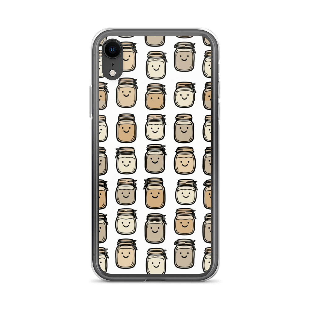 Cute Sourdough Starter Jars Clear Case for iPhone® iPhone XR Bags & Accessories > Phone Cases ZomaModa