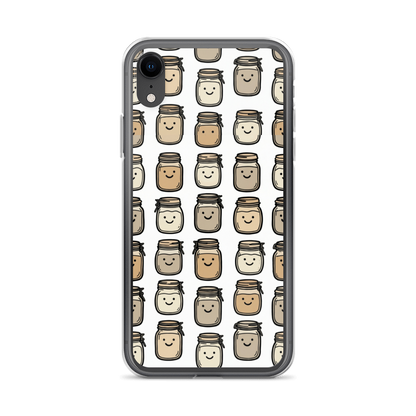 Cute Sourdough Starter Jars Clear Case for iPhone® iPhone XR Bags & Accessories > Phone Cases ZomaModa