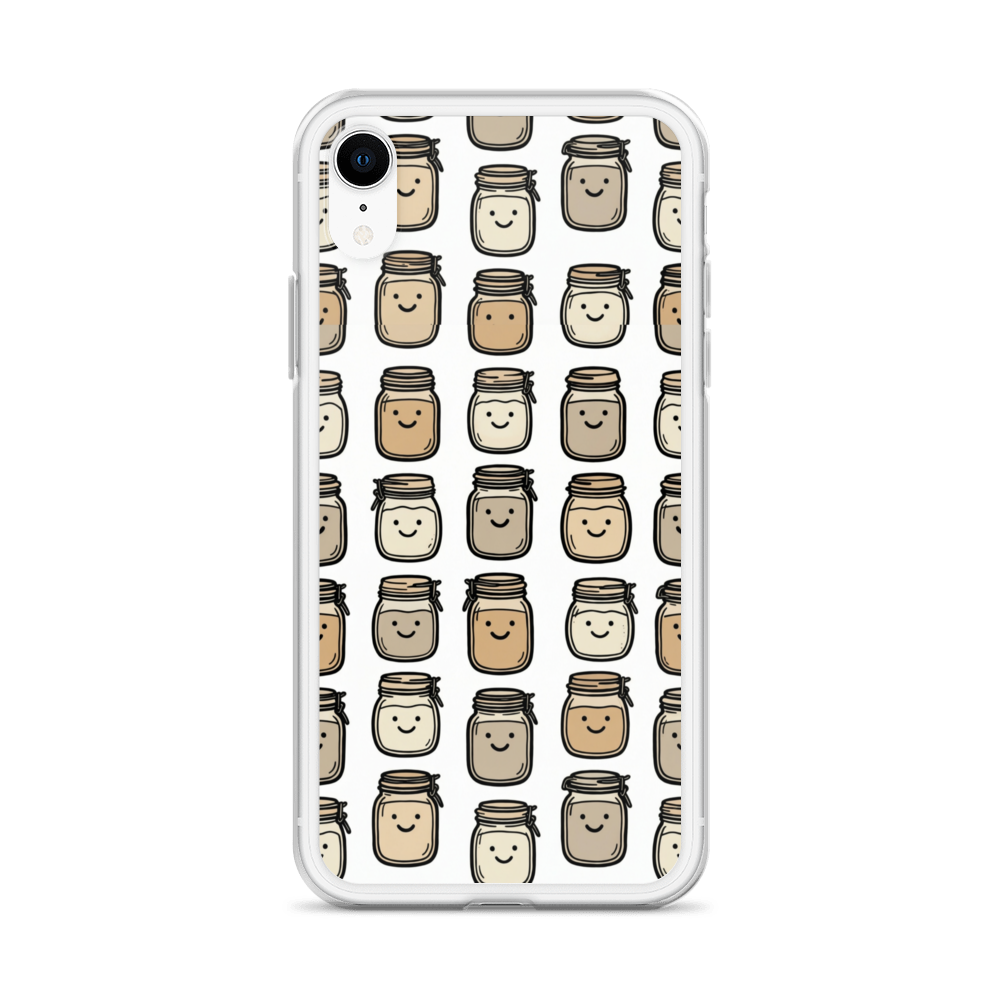 Cute Sourdough Starter Jars Clear Case for iPhone® Bags & Accessories > Phone Cases ZomaModa