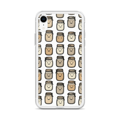 Cute Sourdough Starter Jars Clear Case for iPhone® Bags & Accessories > Phone Cases ZomaModa
