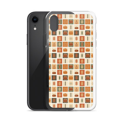 Retro Bread Stamp Clear Case for iPhone® Bags & Accessories > Phone Cases ZomaModa