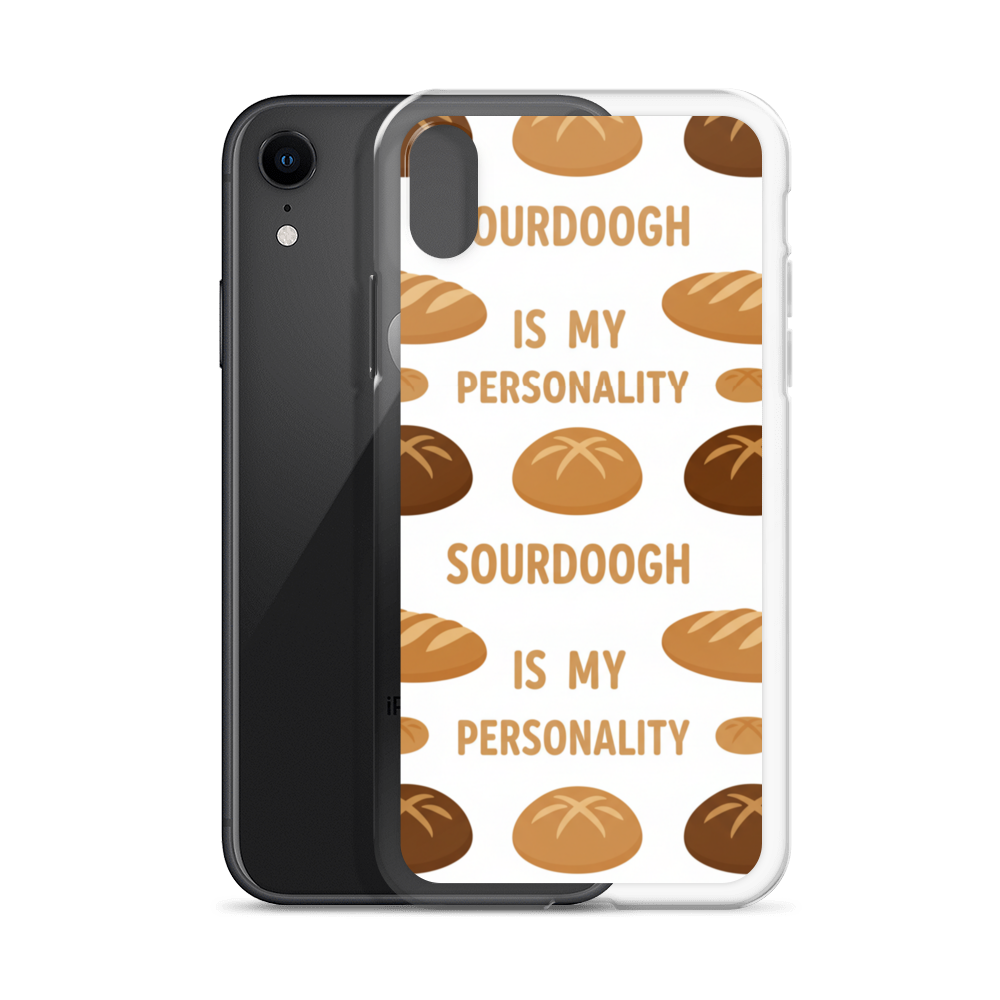 Sourdough Is My Personality Clear Case for iPhone® Bags & Accessories > Phone Cases ZomaModa