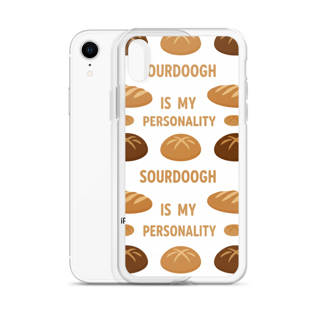 Sourdough Is My Personality Clear Case for iPhone® Bags & Accessories > Phone Cases ZomaModa