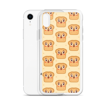 Funny Bread Faces Clear Case for iPhone® Bags & Accessories > Phone Cases ZomaModa