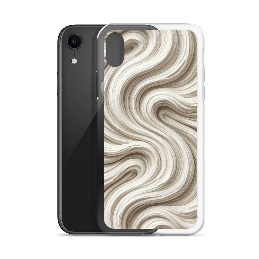 Minimal Flour Swirl Baking Clear Case for iPhone® Bags & Accessories > Phone Cases ZomaModa