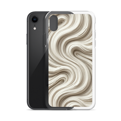Minimal Flour Swirl Baking Clear Case for iPhone® Bags & Accessories > Phone Cases ZomaModa