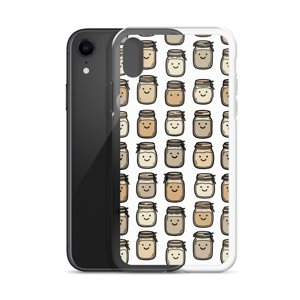 Cute Sourdough Starter Jars Clear Case for iPhone® Bags & Accessories > Phone Cases ZomaModa