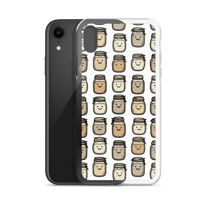 Cute Sourdough Starter Jars Clear Case for iPhone® Bags & Accessories > Phone Cases ZomaModa