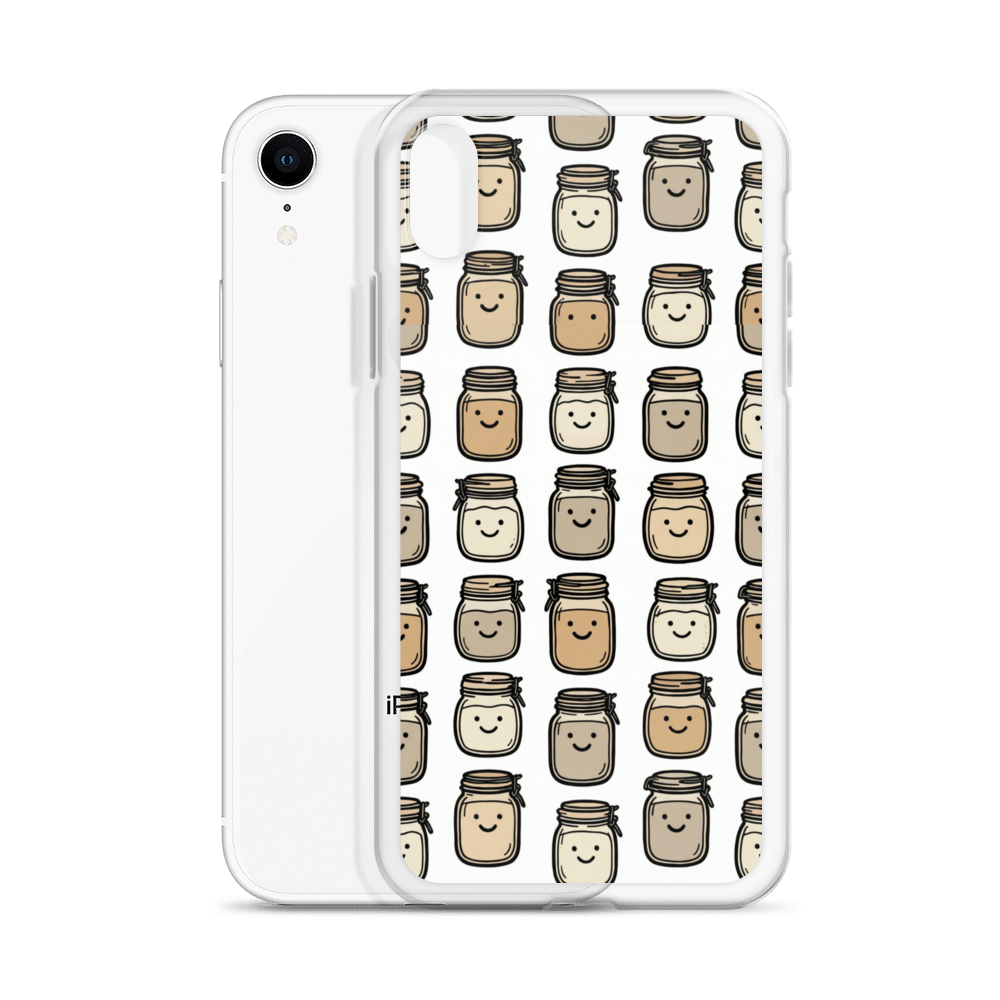 Cute Sourdough Starter Jars Clear Case for iPhone® Bags & Accessories > Phone Cases ZomaModa