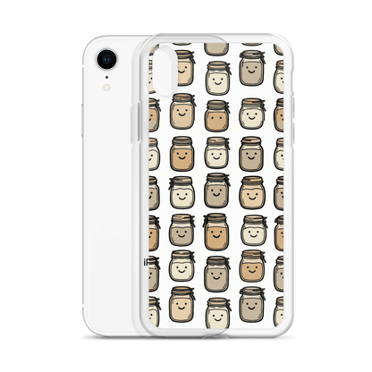 Cute Sourdough Starter Jars Clear Case for iPhone® Bags & Accessories > Phone Cases ZomaModa