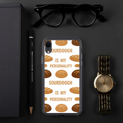 Sourdough Is My Personality Clear Case for iPhone® Bags & Accessories > Phone Cases ZomaModa