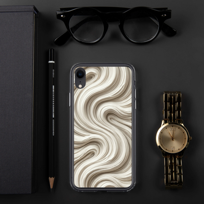 Minimal Flour Swirl Baking Clear Case for iPhone® Bags & Accessories > Phone Cases ZomaModa