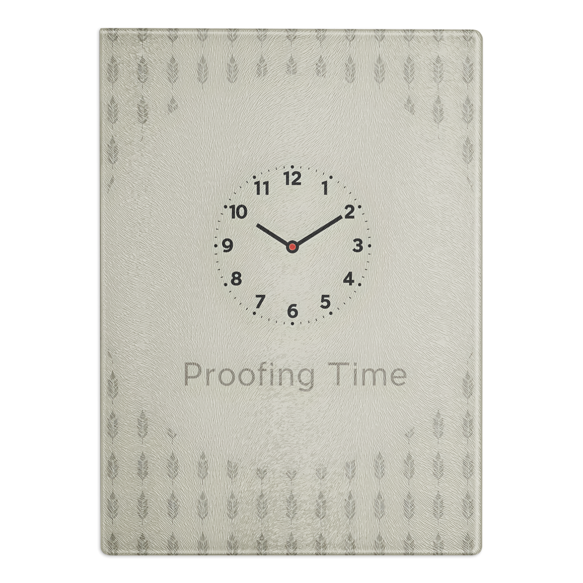 Proofing Time Glass Cutting Board Default Title Kitchen & Baking Gear > Cutting Boards ZomaModa