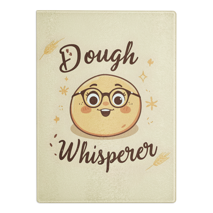 Dough Whisperer Glass Cutting Board Default Title Kitchen & Baking Gear > Cutting Boards ZomaModa
