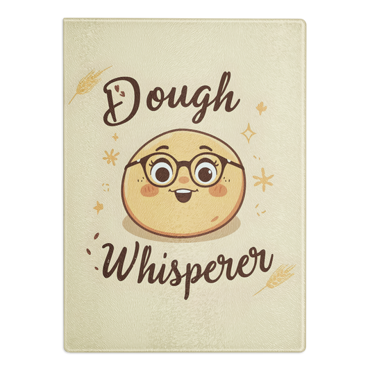 Dough Whisperer Glass Cutting Board Default Title Kitchen & Baking Gear > Cutting Boards ZomaModa