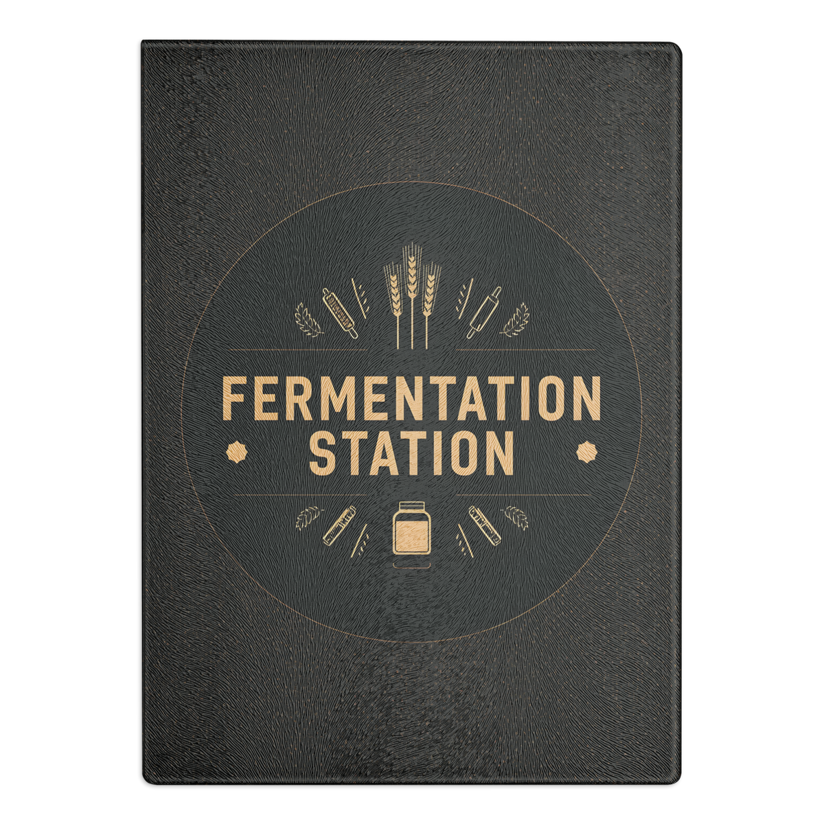 Fermentation Station Glass Cutting Board Default Title Kitchen & Baking Gear > Cutting Boards ZomaModa