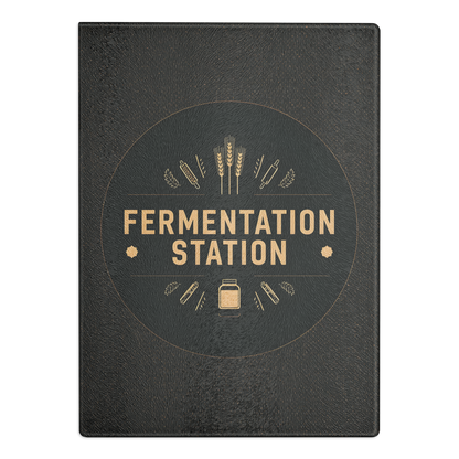 Fermentation Station Glass Cutting Board Default Title Kitchen & Baking Gear > Cutting Boards ZomaModa