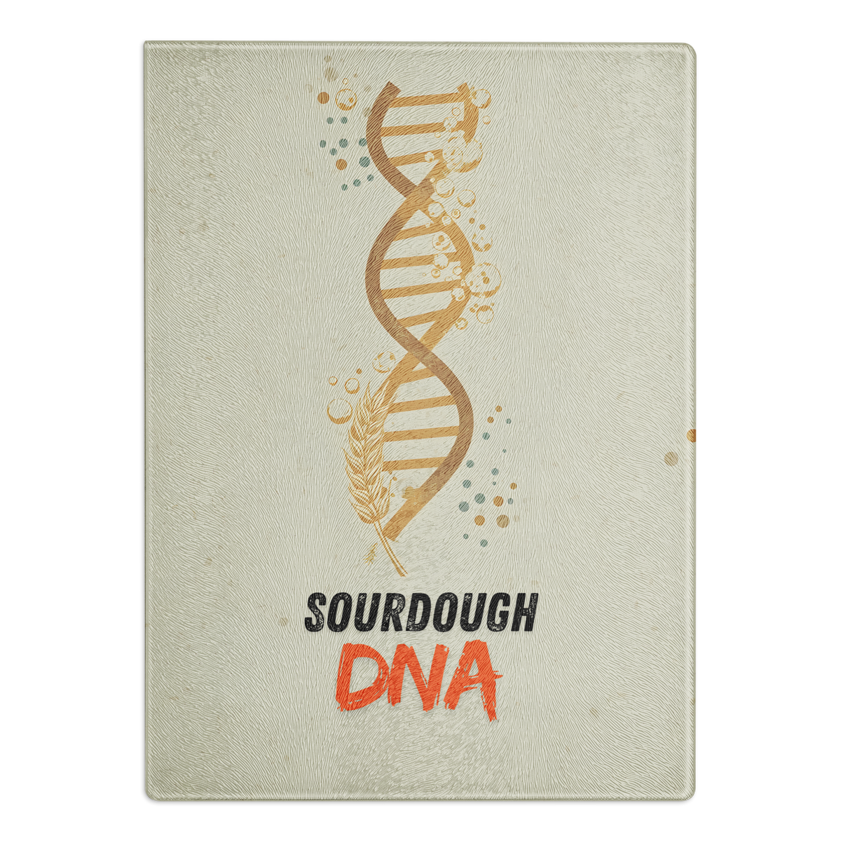 Sourdough DNA Glass Cutting Board Default Title Kitchen & Baking Gear > Cutting Boards ZomaModa