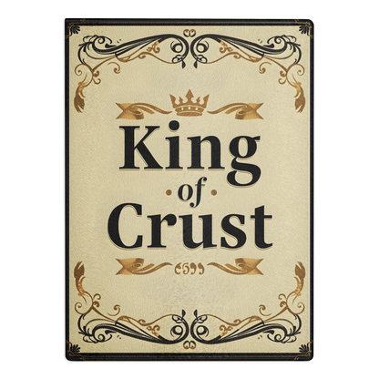 King of Crust Glass Cutting Board Default Title Kitchen & Baking Gear > Cutting Boards ZomaModa