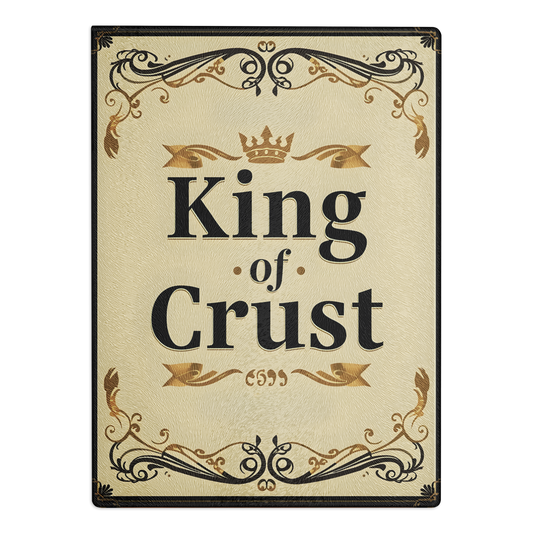 King of Crust Glass Cutting Board Default Title Kitchen & Baking Gear > Cutting Boards ZomaModa