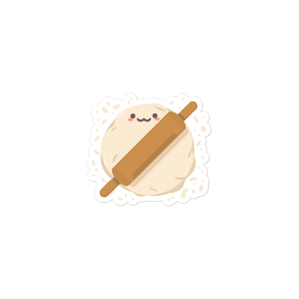 Cute Bread Faces Sticker (Funny Baking Character Sticker) 3″×3″ Stationery & Gifts > Stickers ZomaModa