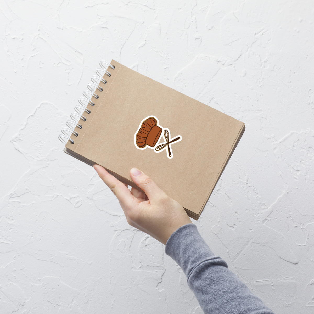 Crust Goals Slice Sticker (Funny Baking Text Graphic) Stationery & Gifts > Stickers ZomaModa