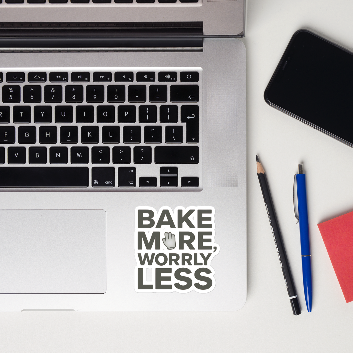 Feed the Starter Typography Sticker (Funny Baking Quote) Stationery & Gifts > Stickers ZomaModa