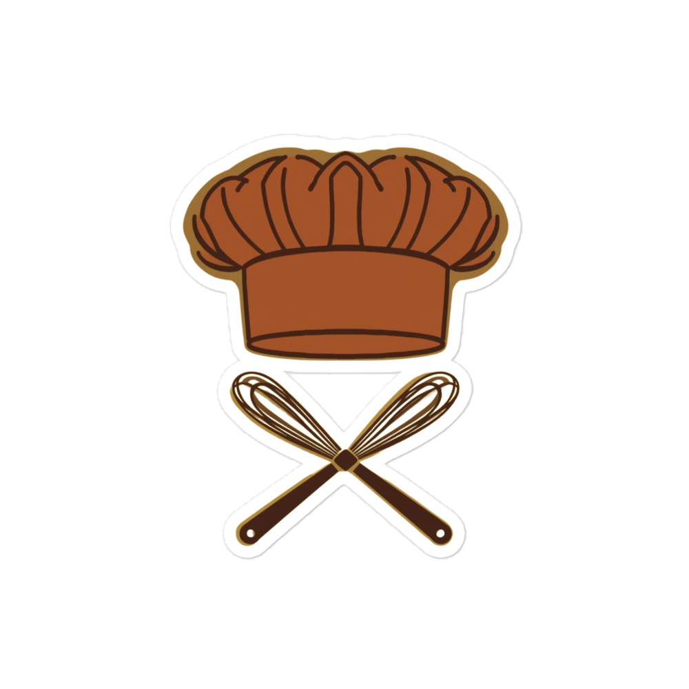 Crust Goals Slice Sticker (Funny Baking Text Graphic) 4″×4″ Stationery & Gifts > Stickers ZomaModa