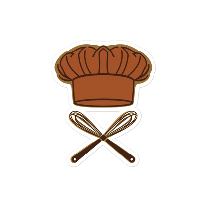 Crust Goals Slice Sticker (Funny Baking Text Graphic) 4″×4″ Stationery & Gifts > Stickers ZomaModa