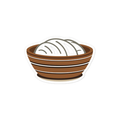 Proofing Basket Pattern Sticker (Sourdough Tools Graphic) 4″×4″ Stationery & Gifts > Stickers ZomaModa