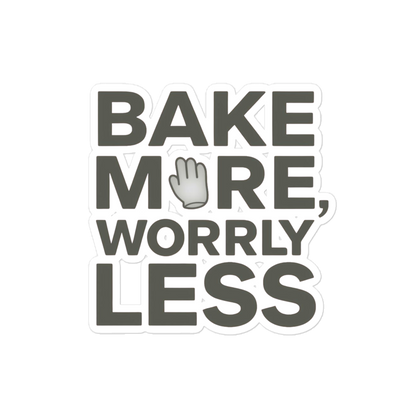 Feed the Starter Typography Sticker (Funny Baking Quote) 4″×4″ Stationery & Gifts > Stickers ZomaModa