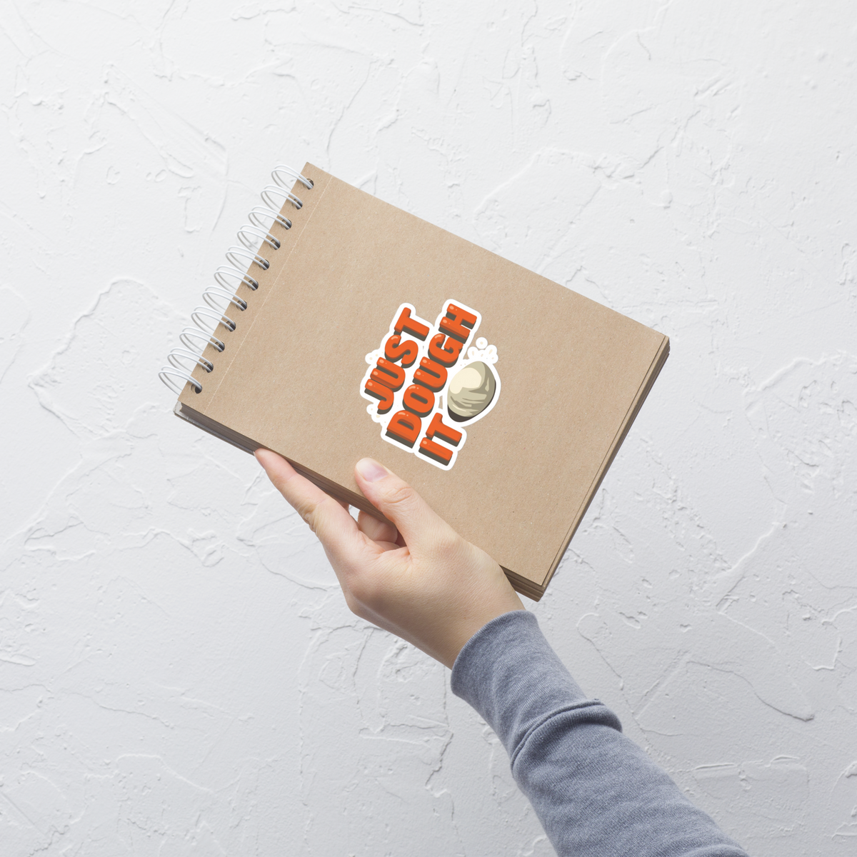 Just Dough It Sticker (Funny Baking Pun Sticker) Stationery & Gifts > Stickers ZomaModa