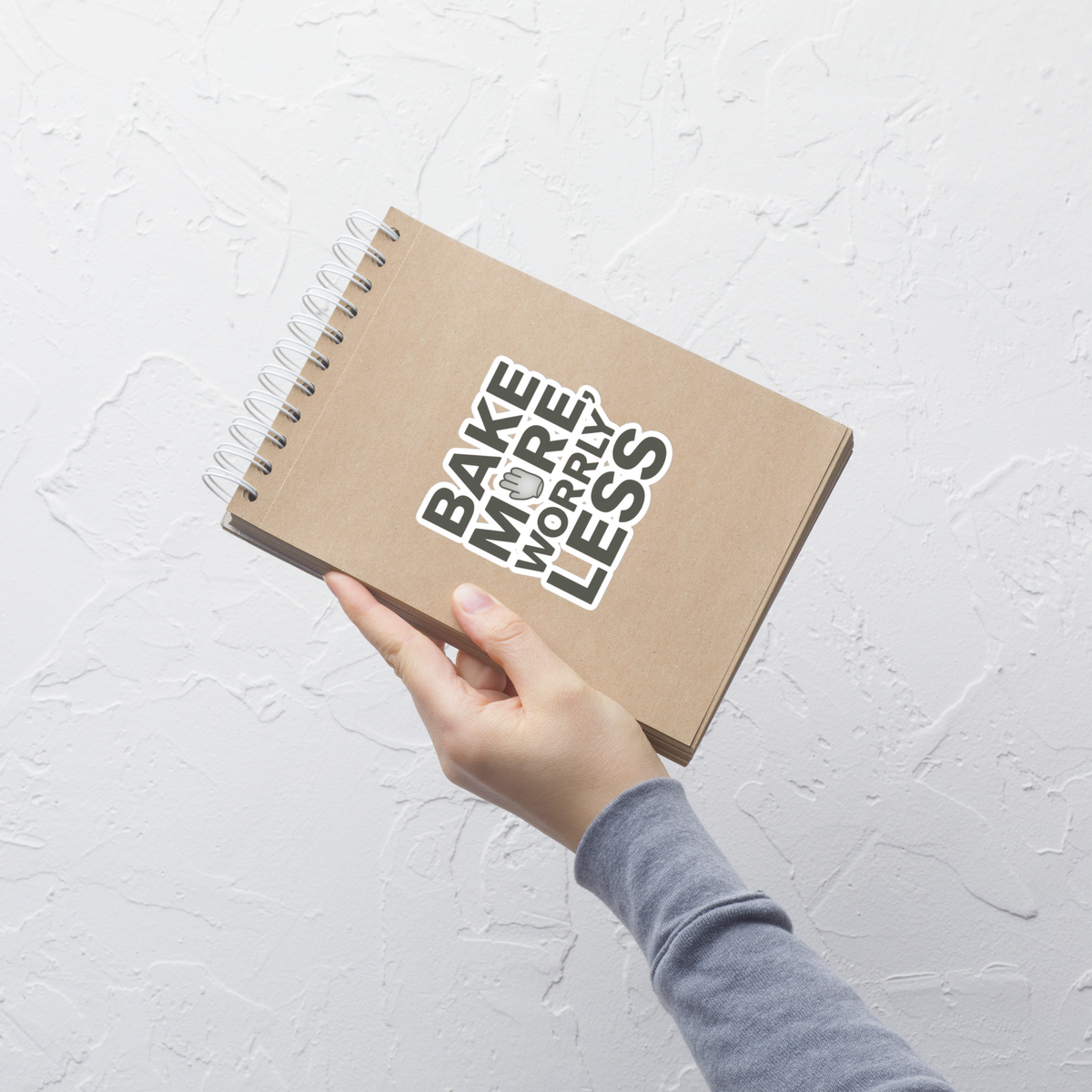 Feed the Starter Typography Sticker (Funny Baking Quote) Stationery & Gifts > Stickers ZomaModa