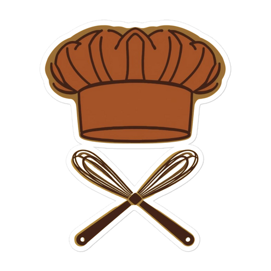 Crust Goals Slice Sticker (Funny Baking Text Graphic) 5.5″×5.5″ Stationery & Gifts > Stickers ZomaModa