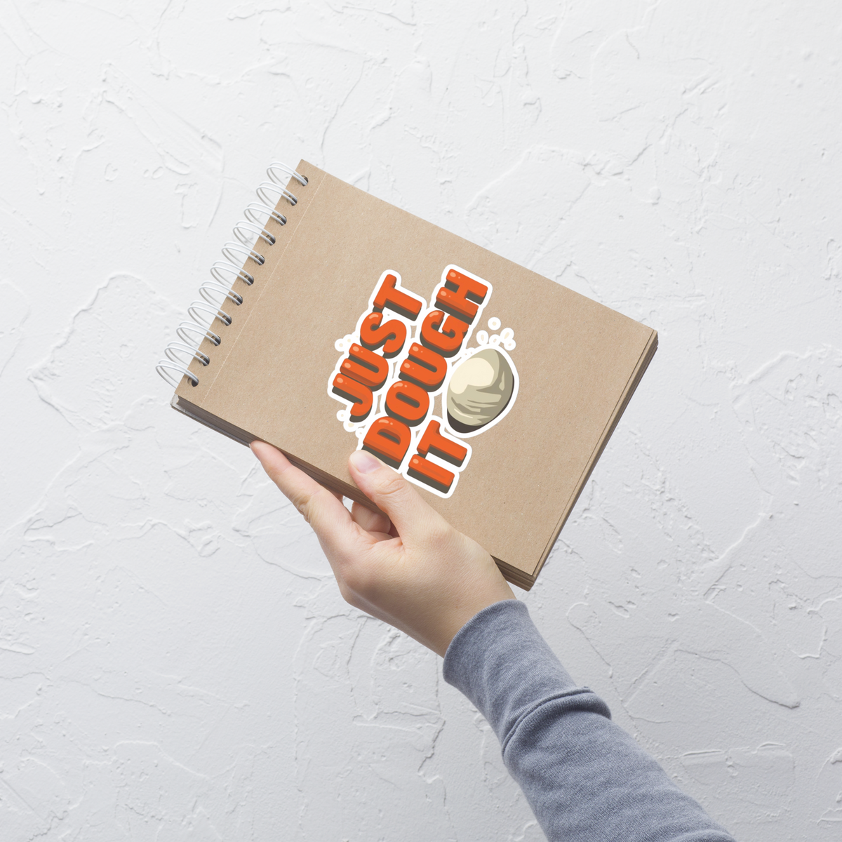 Just Dough It Sticker (Funny Baking Pun Sticker) Stationery & Gifts > Stickers ZomaModa