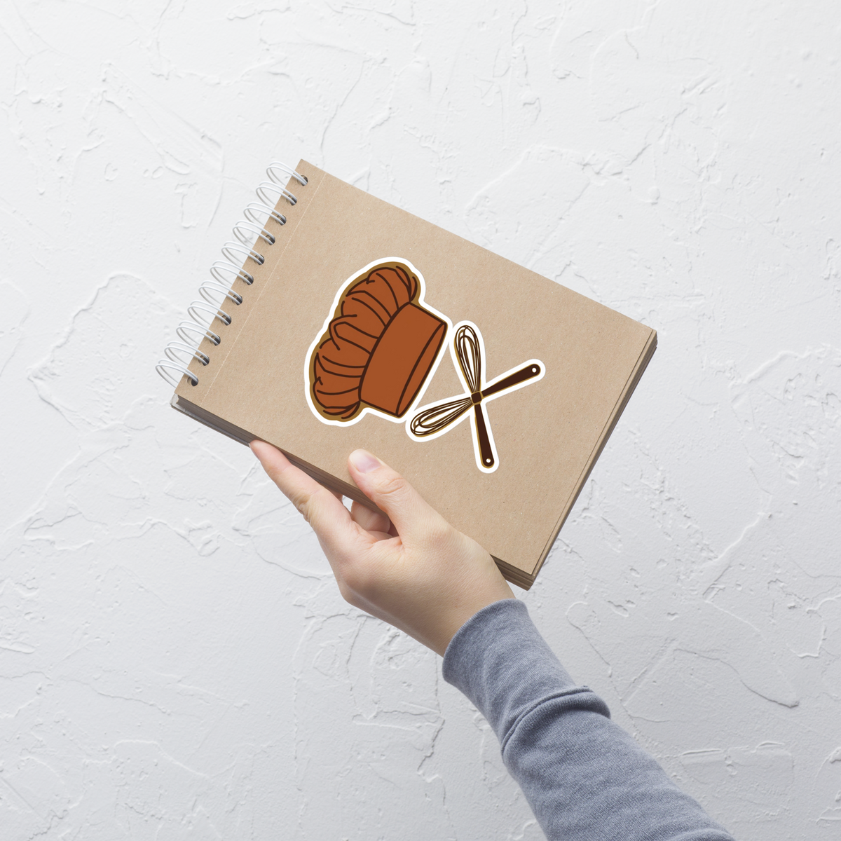 Crust Goals Slice Sticker (Funny Baking Text Graphic) Stationery & Gifts > Stickers ZomaModa