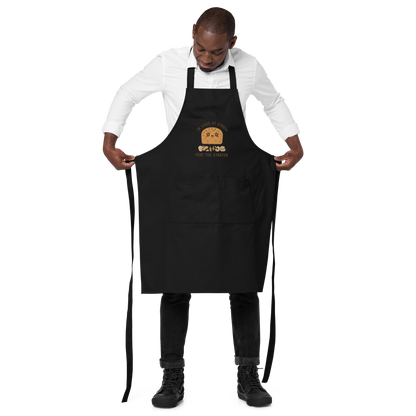 In Case of Stress, Feed The Starter | Comfort Baker Apron Kitchen & Baking Gear > Aprons ZomaModa