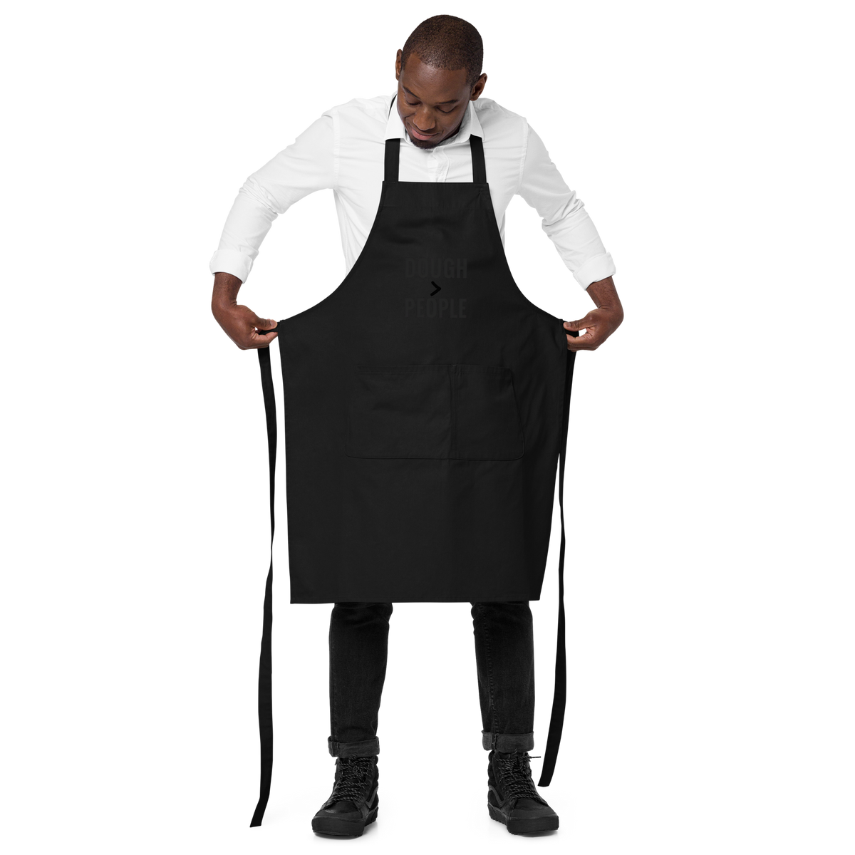 Dough > People | Bold Statement Baker Apron Kitchen & Baking Gear > Aprons ZomaModa