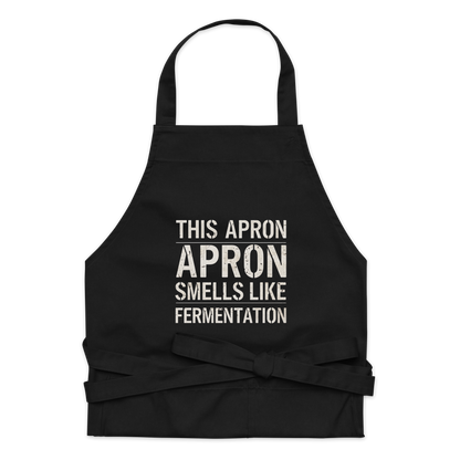 This Apron Smells Like Fermentation | Funny Baking Apron Black Kitchen & Baking Gear > Aprons ZomaModa