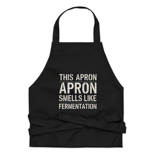 This Apron Smells Like Fermentation | Funny Baking Apron Black Kitchen & Baking Gear > Aprons ZomaModa