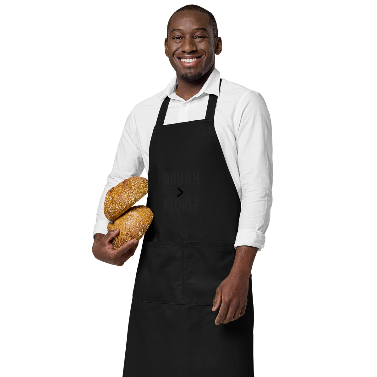 Dough > People | Bold Statement Baker Apron Kitchen & Baking Gear > Aprons ZomaModa