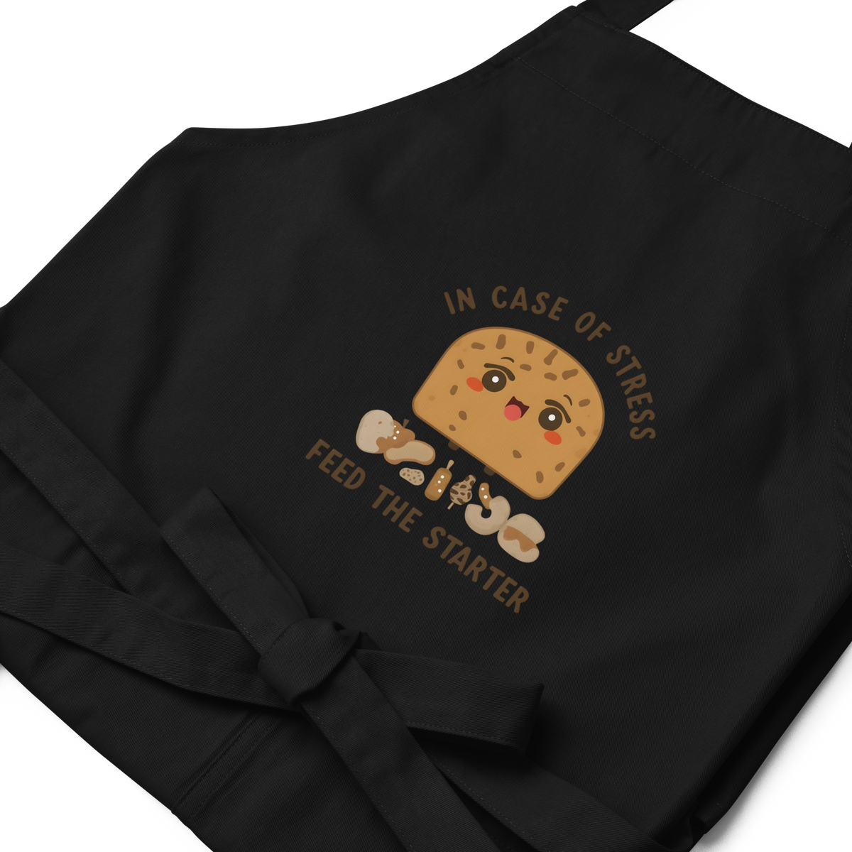 In Case of Stress, Feed The Starter | Comfort Baker Apron Kitchen & Baking Gear > Aprons ZomaModa