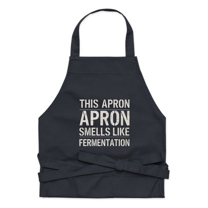 This Apron Smells Like Fermentation | Funny Baking Apron Navy Kitchen & Baking Gear > Aprons ZomaModa