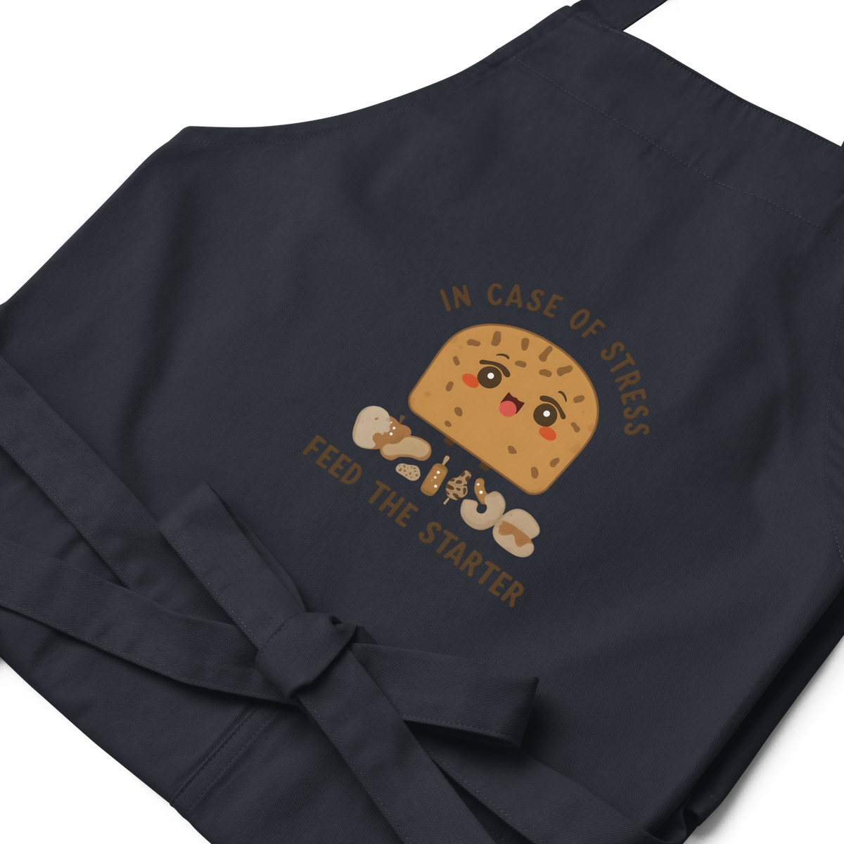 In Case of Stress, Feed The Starter | Comfort Baker Apron Kitchen & Baking Gear > Aprons ZomaModa