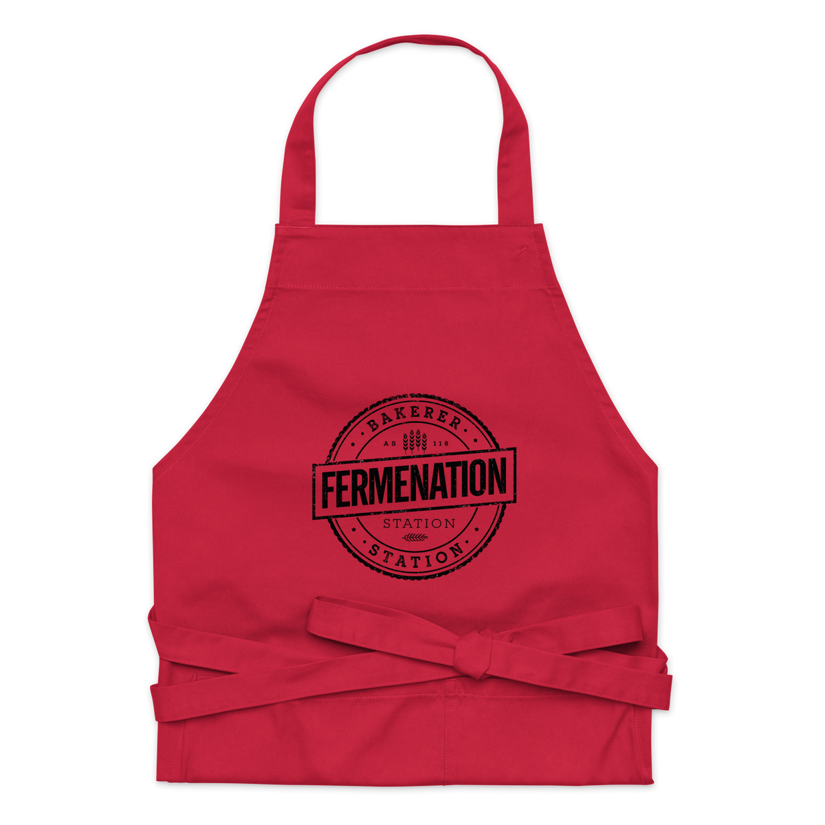 Fermentation Station | Artisan Baker Apron Red Kitchen & Baking Gear > Aprons ZomaModa